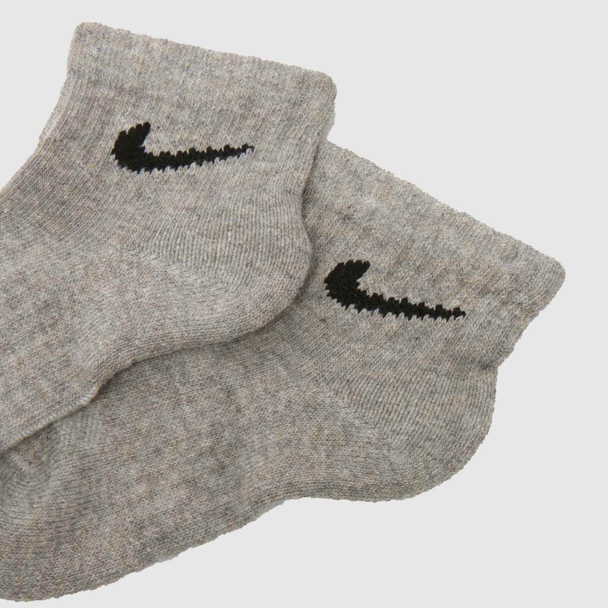 Nike Kids Basic Quarter Sock 6 Pk in Multi Nike Kids Basic Quarter Sock 6 Pk 4