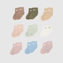 Nike Kids Infant Sock Gift Set 9PK in Multi Nike Kids Infant Sock Gift Set 9PK,1 of 4
