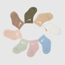 Nike Kids Infant Sock Gift Set 9PK in Multi Nike Kids Infant Sock Gift Set 9PK,2 of 4
