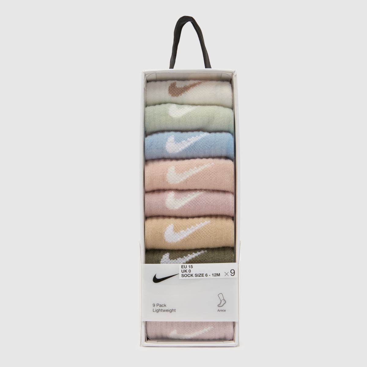 Nike Kids Infant Sock Gift Set 9PK in Multi Nike Kids Infant Sock Gift Set 9PK 4
