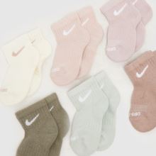 Nike Kids Ankle Sock 6 Pack in Multi Nike Kids Ankle Sock 6 Pack,2 of 4