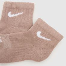 Nike Kids Ankle Sock 6 Pack in Multi Nike Kids Ankle Sock 6 Pack,3 of 4