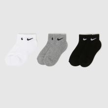 Nike Kids Ankle Socks 3 Pack,1 of 4