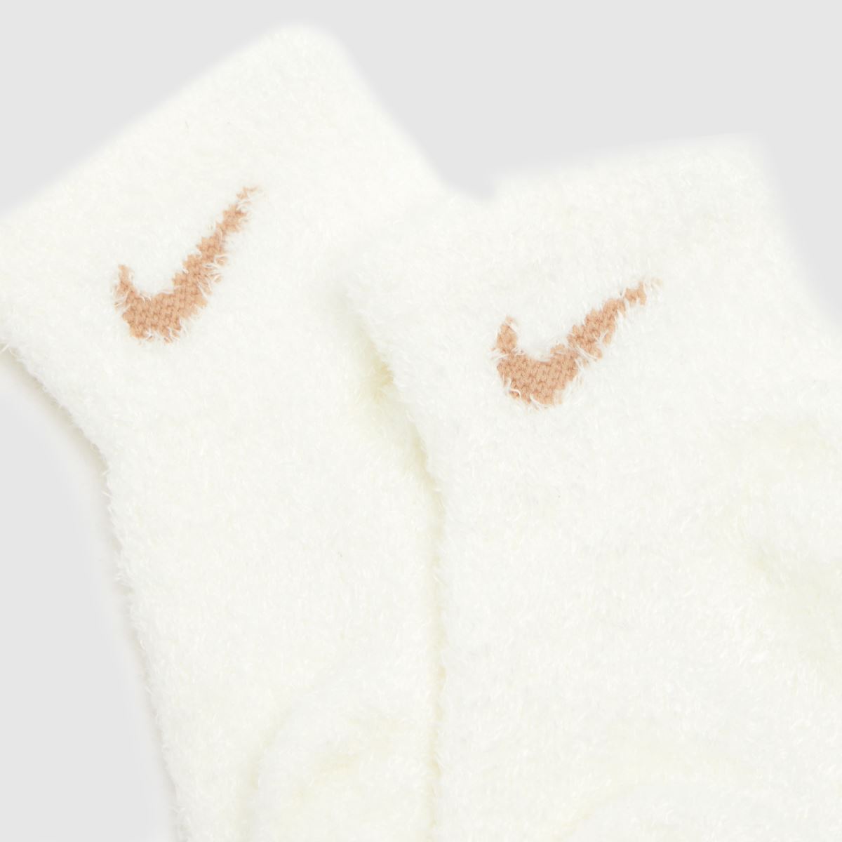 Nike Infant Ankle Cosy Socks 3PK in Beige Multi Nike Infant Ankle Cosy Socks 3PK 7