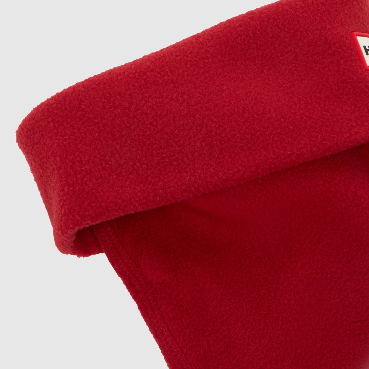 HUNTER BOOTS Fleece Cuff Tall Welly Socks in Red HUNTER BOOTS Fleece Cuff Tall Welly Socks 1