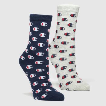 Champion navy & grey legacy crew 2 pk Champion navy & grey legacy crew 2 pk