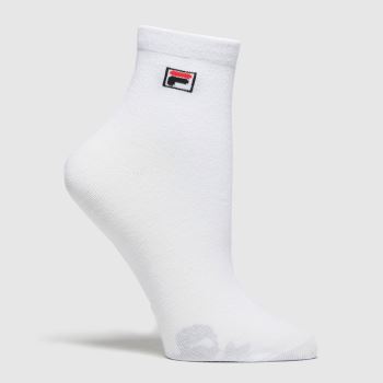 Fila white quarter socks 3 pk Fila white quarter socks 3 pk