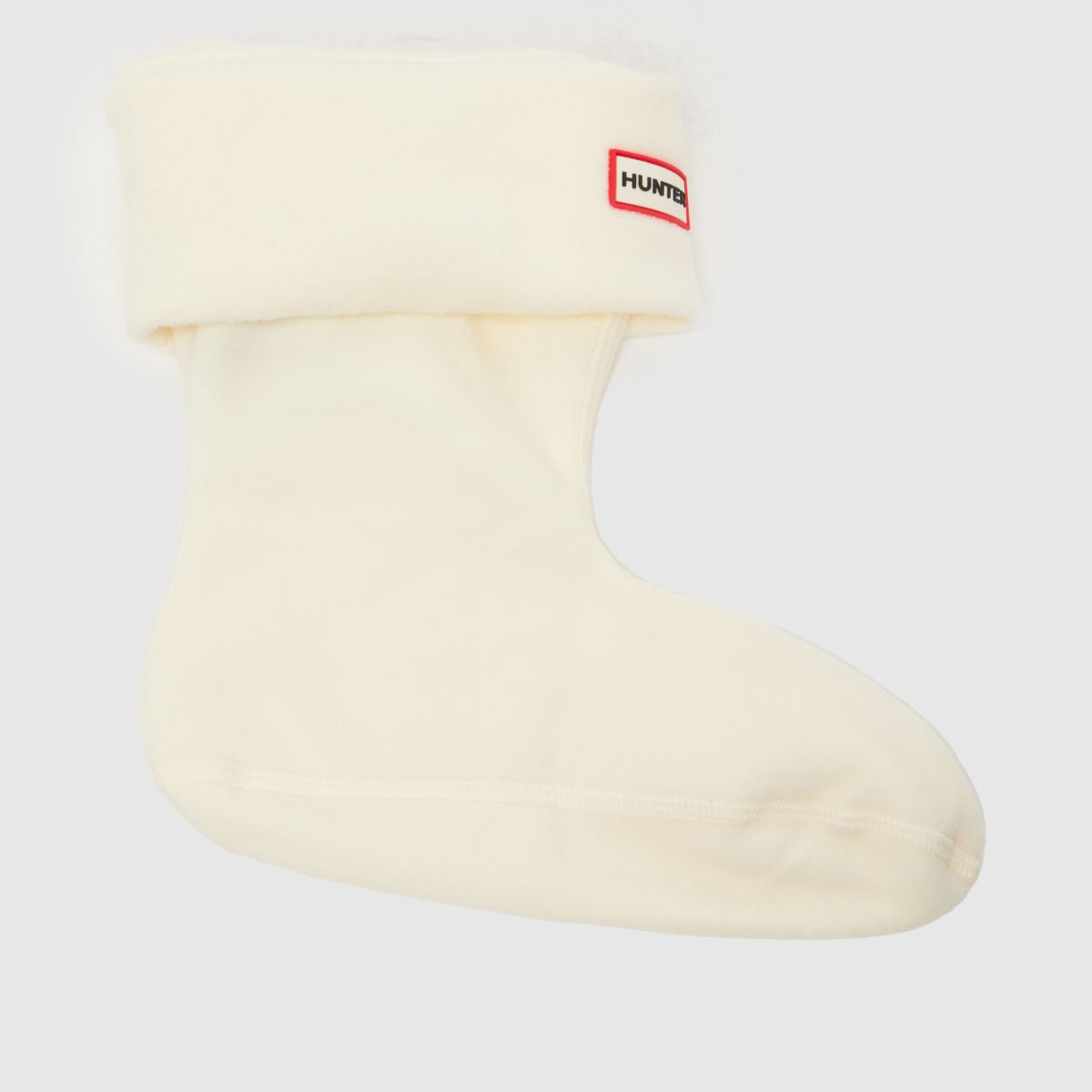hunter boots HUNTER BOOTS Fleece Short Sock in Off-White 