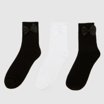 schuh Multi Bow Crew Sock 3PK Socks