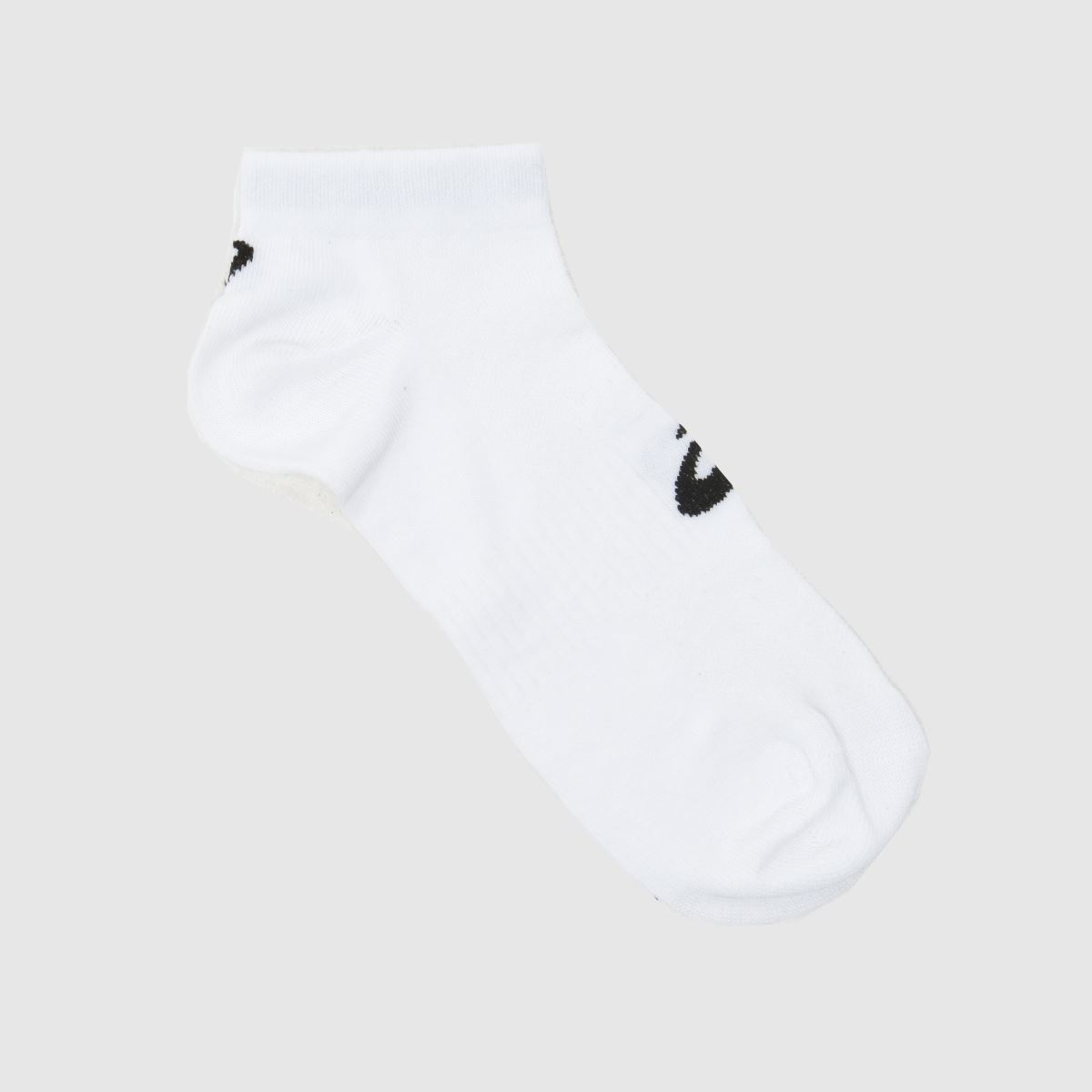 ASICS No Show Socks 6 Pack in White ASICS No Show Socks 6 Pack 1