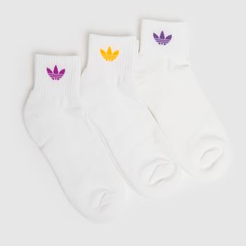 adidas white mid ankle 3pk adidas white mid ankle 3pk