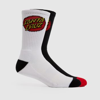 Santa Cruz multi classic dot sock 2pk Santa Cruz multi classic dot sock 2pk