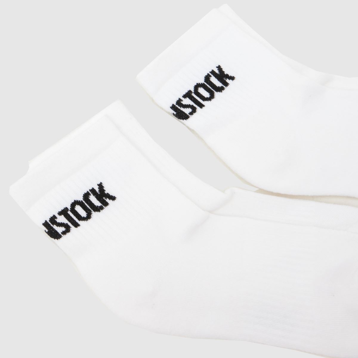 BIRKENSTOCK Ankle Crew Sock 2 PK in White & Black BIRKENSTOCK Ankle Crew Sock 2 PK 1