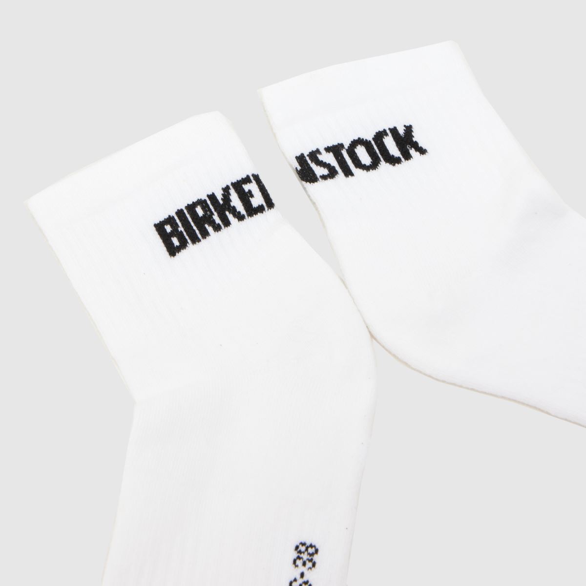 BIRKENSTOCK Ankle Crew Sock 2 PK in White & Black BIRKENSTOCK Ankle Crew Sock 2 PK 4