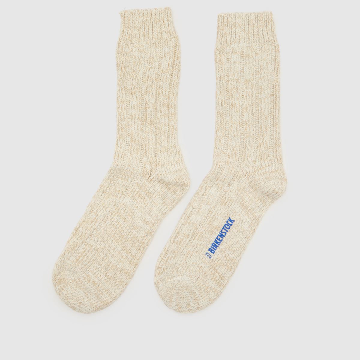 BIRKENSTOCK Cotton Twist Socks in Off-White BIRKENSTOCK Cotton Twist Socks