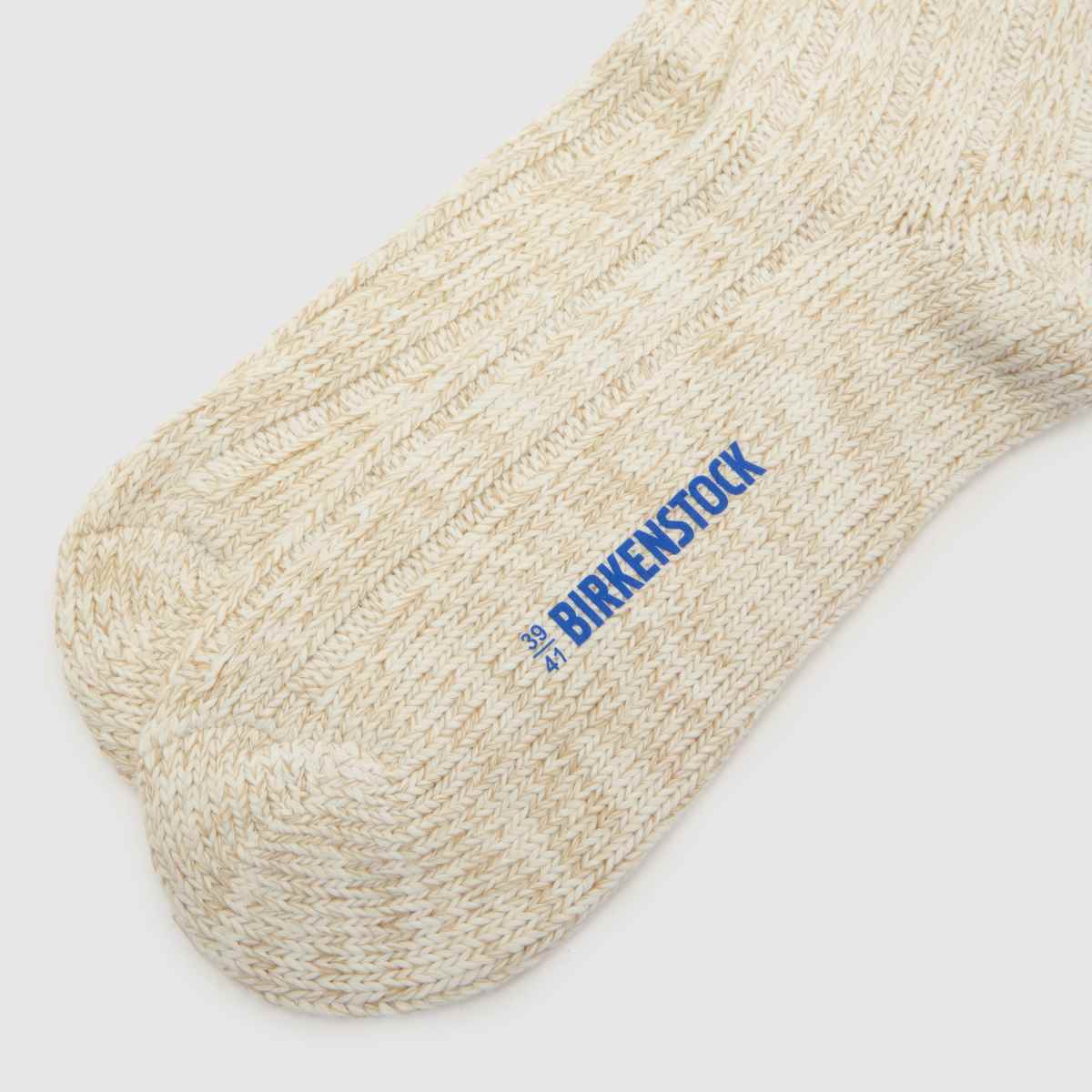 BIRKENSTOCK Cotton Twist Socks in Off-White BIRKENSTOCK Cotton Twist Socks 1