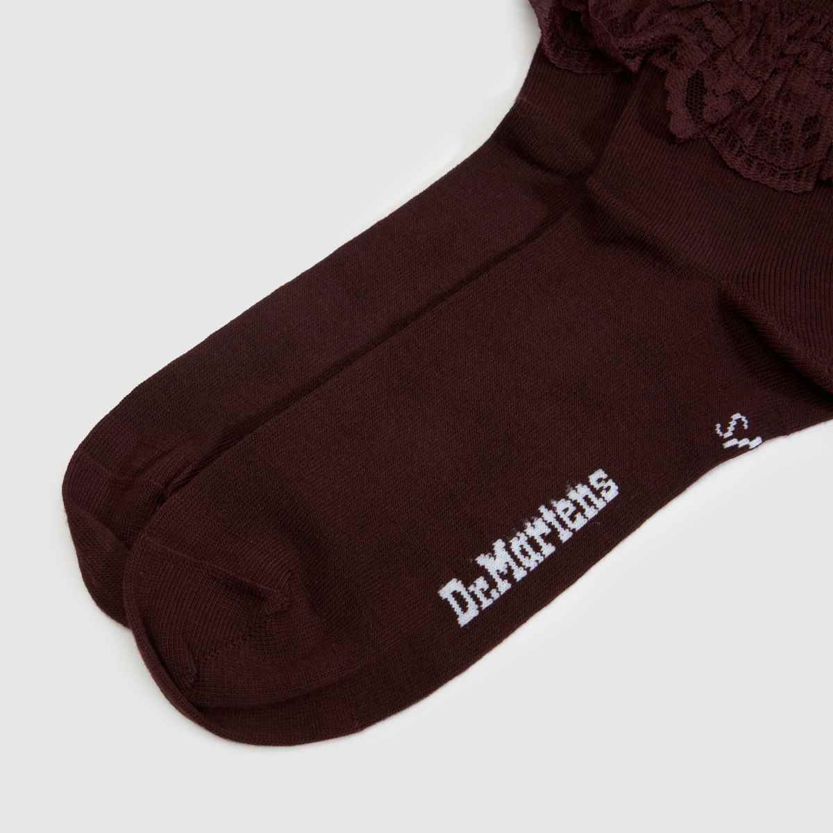 Dr Martens Frill Sock in Burgundy Dr Martens Frill Sock 4