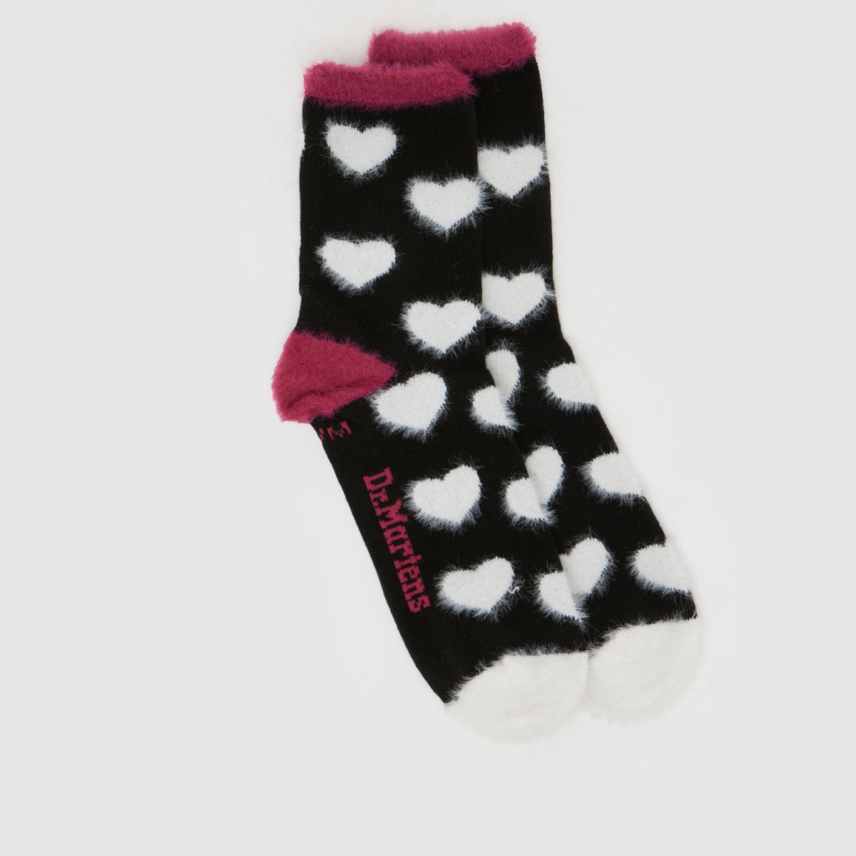 Dr. Martens Socks 1 Pack in Black & White, Cotton, Size: 3-7
