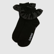 Dr Martens Satin Frill Sock in Black Dr Martens Satin Frill Sock,1 of 4