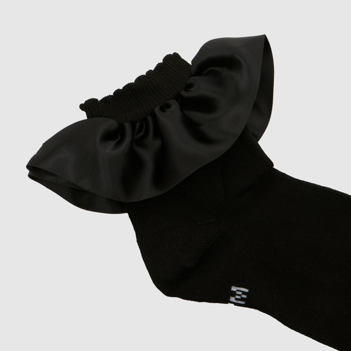 Dr Martens Satin Frill Sock in Black Dr Martens Satin Frill Sock 7