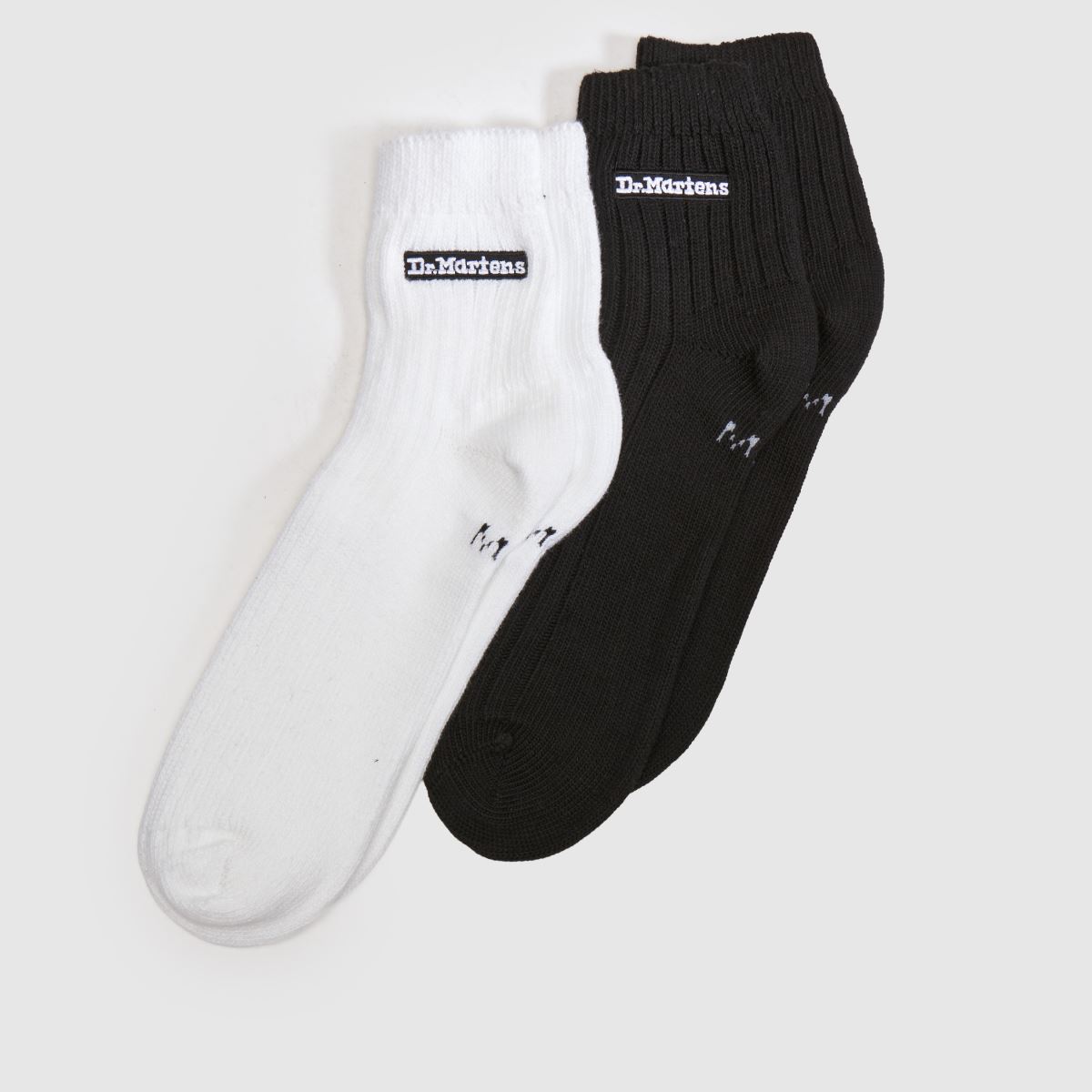 Dr Martens Weiß Ankle Knit Sock 2pk Dr Martens Ankle Knit Sock 2PK