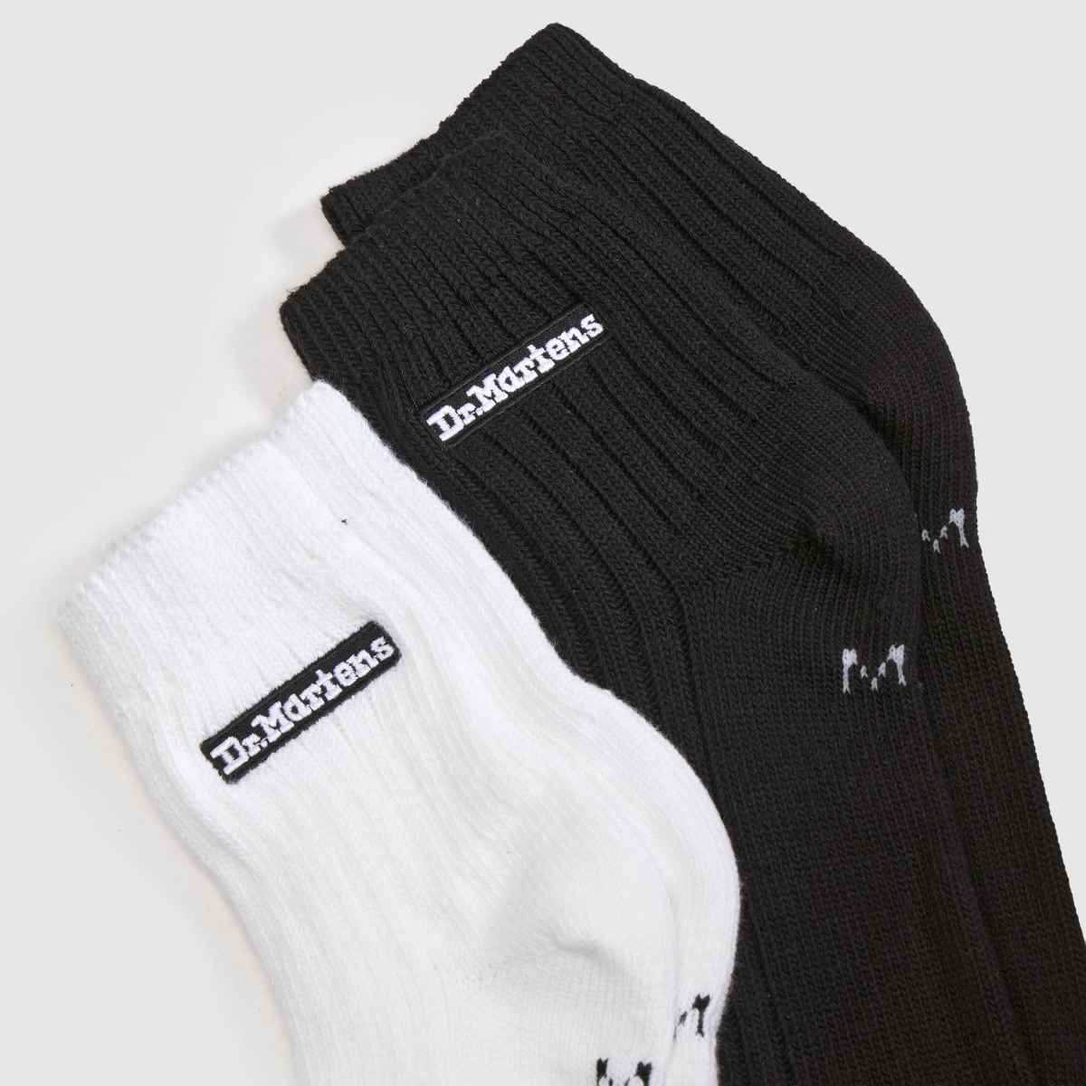 Dr Martens Weiß Ankle Knit Sock 2pk Dr Martens Ankle Knit Sock 2PK 1