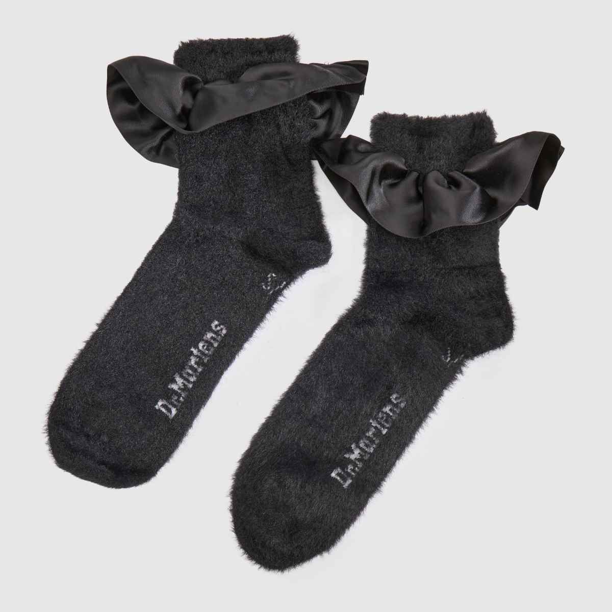 Dr Martens Schwarz Satin Frill Fluffy Sock Dr Martens Satin Frill Fluffy Sock