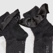 Dr Martens Schwarz Satin Frill Fluffy Sock Dr Martens Satin Frill Fluffy Sock,2 von 4
