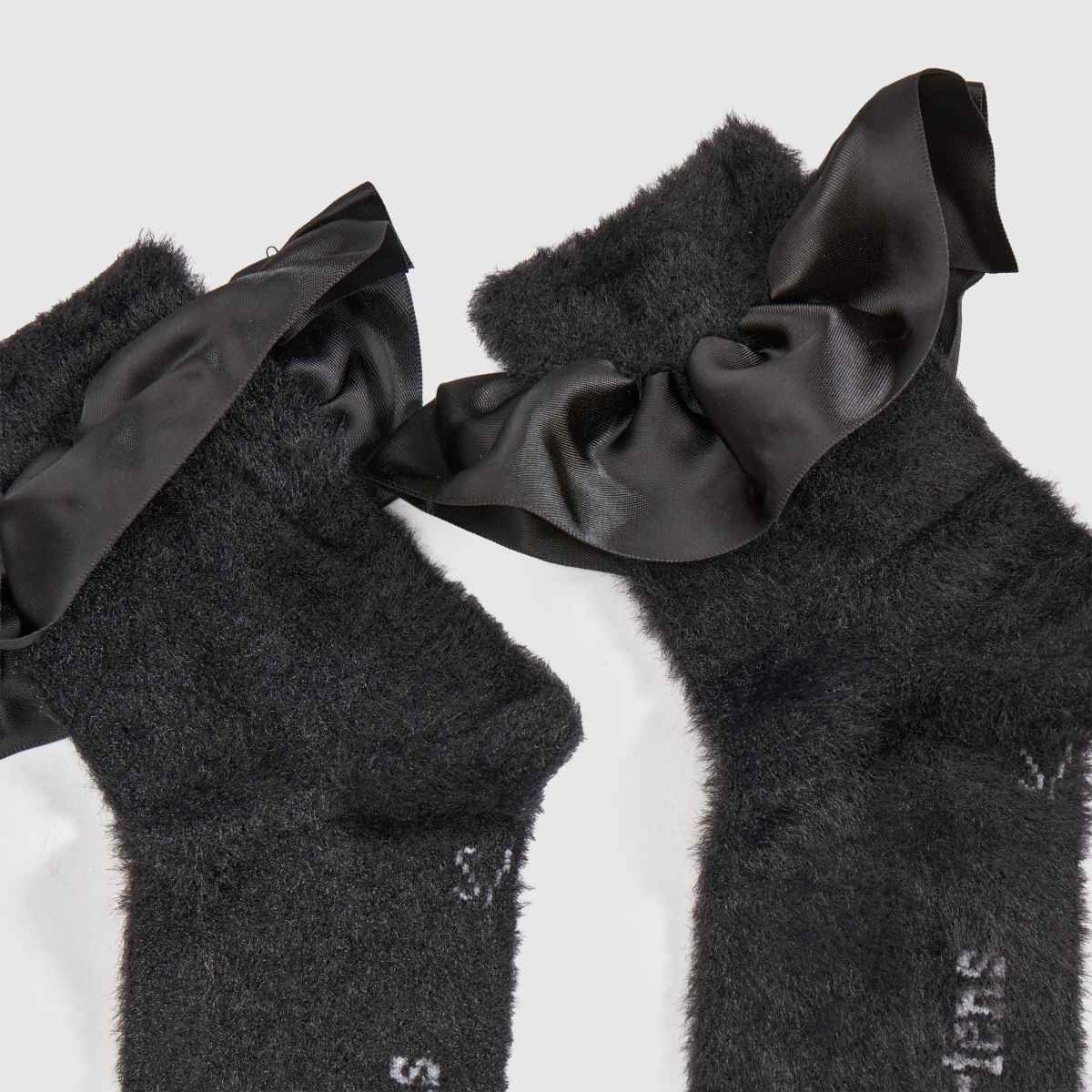 Dr Martens Schwarz Satin Frill Fluffy Sock Dr Martens Satin Frill Fluffy Sock 1