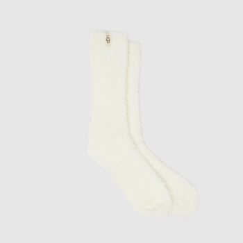 UGG Off-White Teddi Cozy Crew Sock 1 Pack Socks