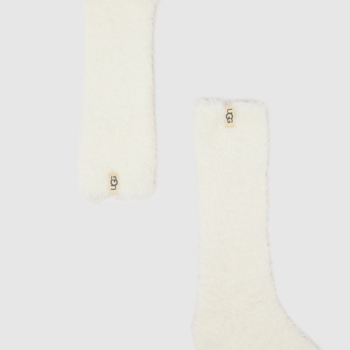 UGG Teddi Cozy Crew Sock 1 Pack in Off-White UGG Teddi Cozy Crew Sock 1 Pack 4