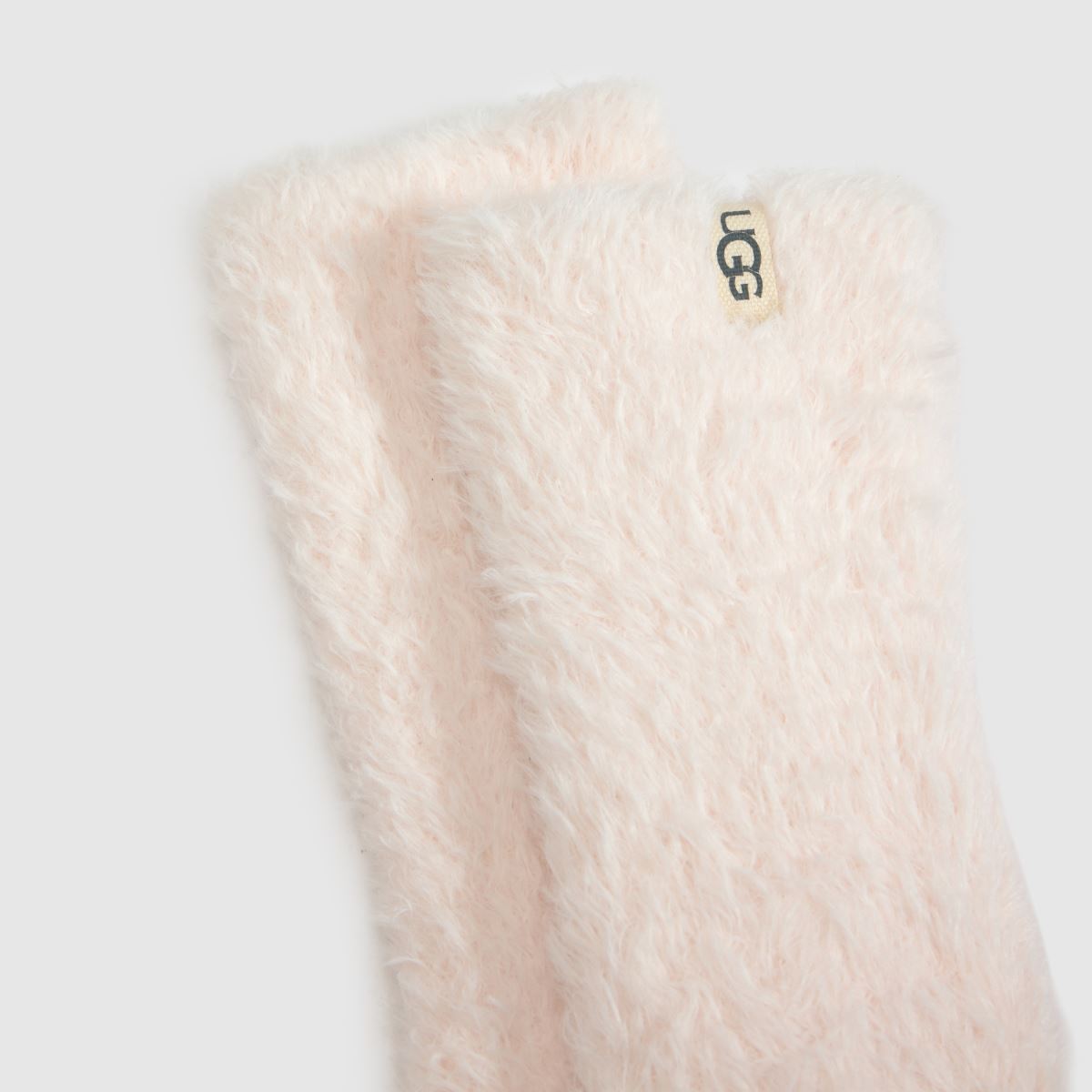 UGG Teddi Cozy Crew Sock in Pale Pink UGG Teddi Cozy Crew Sock 4