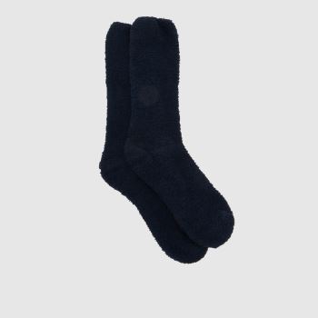 UGG Navy Fincher Ultra Cozy Crew Sock Socks