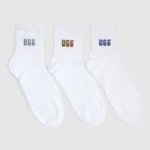 UGG Quinlin Logo Ankle Sock 3 Pack in Multi UGG Quinlin Logo Ankle Sock 3 Pack,1 of 4