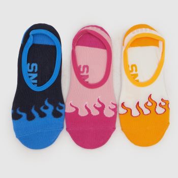 Vans Multi Canoodle No Show Sock 3PK Socks