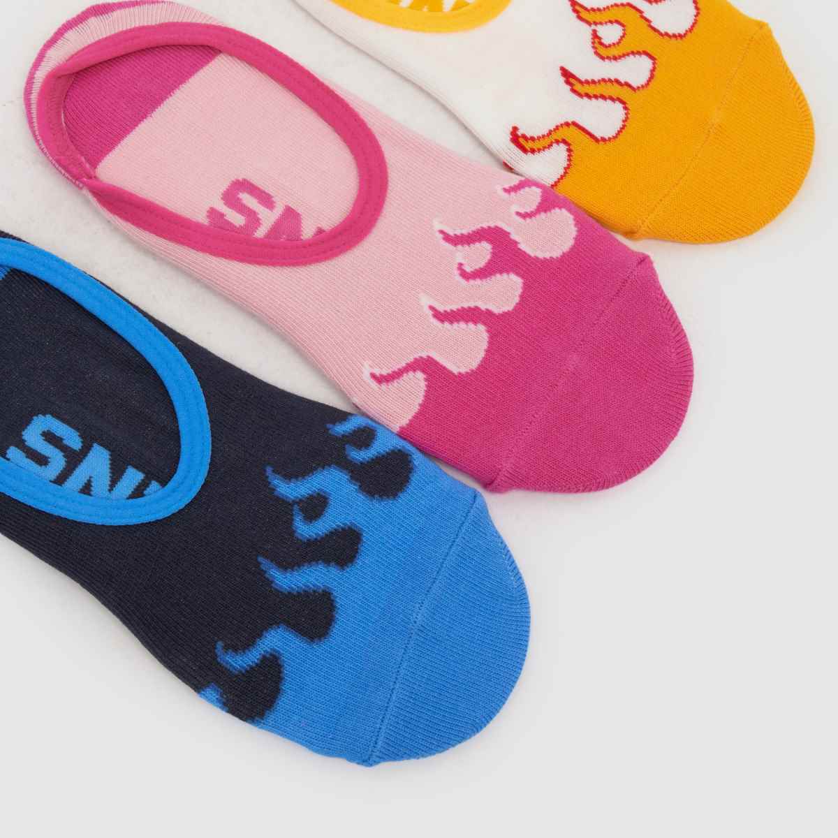 Vans Canoodle No Show Sock 3PK in Multi Vans Canoodle No Show Sock 3PK 1