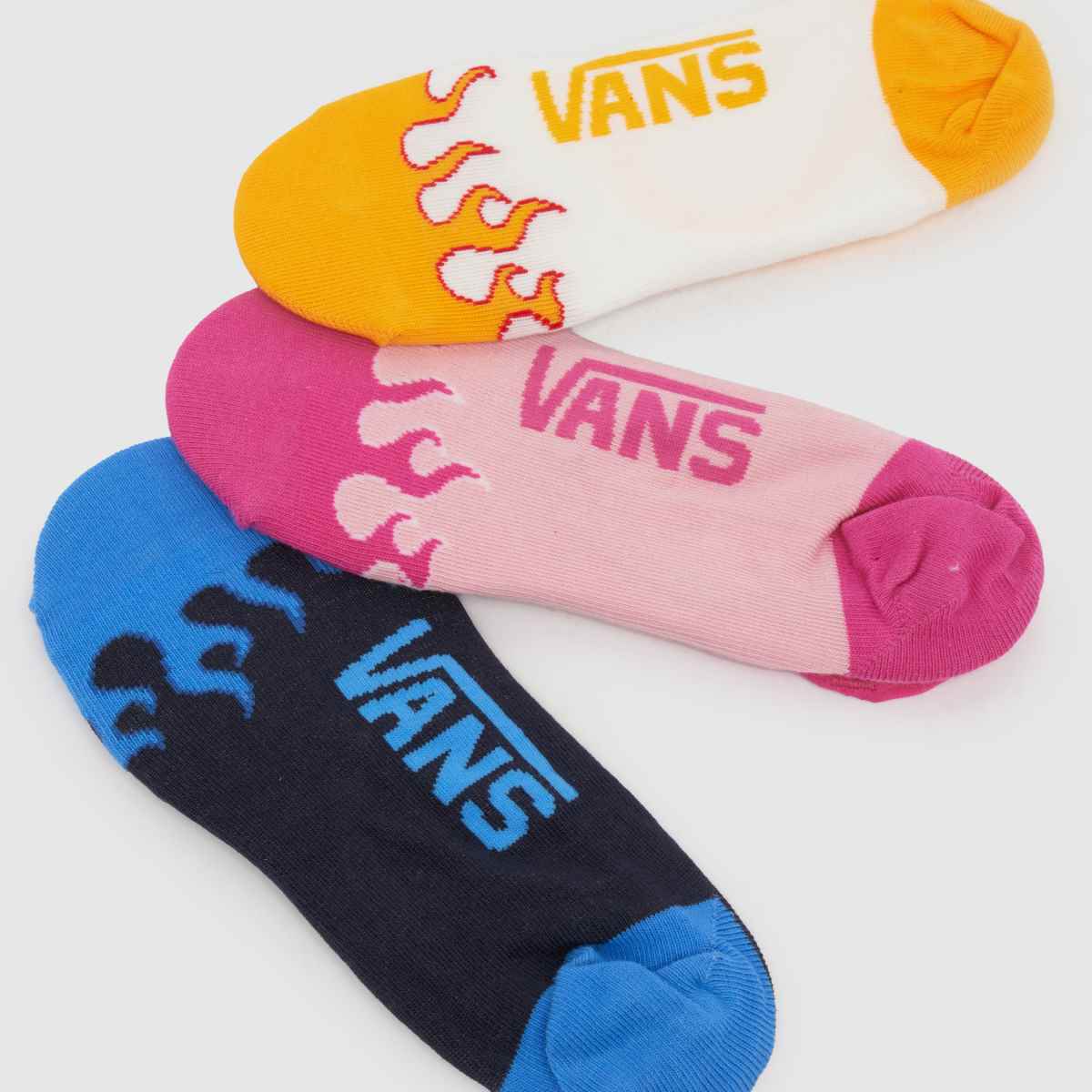 Vans Canoodle No Show Sock 3PK in Multi Vans Canoodle No Show Sock 3PK 4