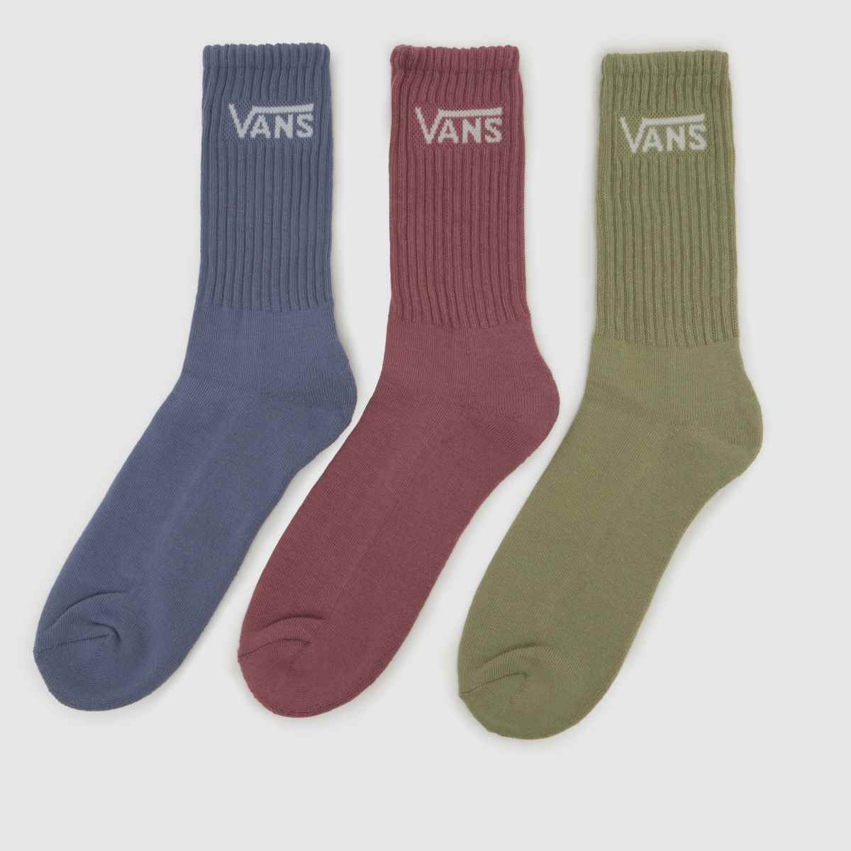 Vans Multi Classic Crew Socks 3PK