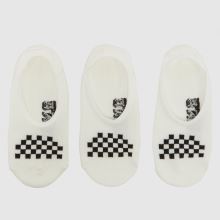 Vans Classic Canoodle Socks 3PK in White & Black Vans Classic Canoodle Socks 3PK,1 of 4