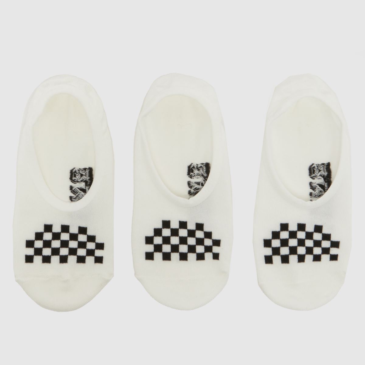 Vans White & Black Classic Canoodle Socks 3PK