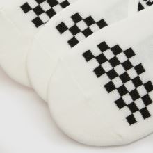 Vans Classic Canoodle Socks 3PK in White & Black Vans Classic Canoodle Socks 3PK,2 of 4