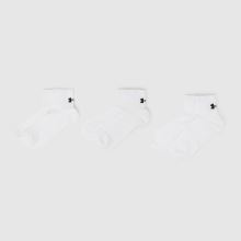 Under Armour Tech Quarter Socks 3 Pack,1 of 4