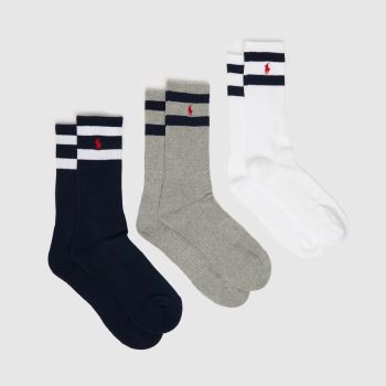 grey polo socks