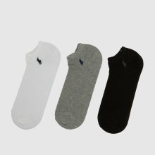 Polo Ralph Lauren Ankle Socks 3 Pack,1 of 4