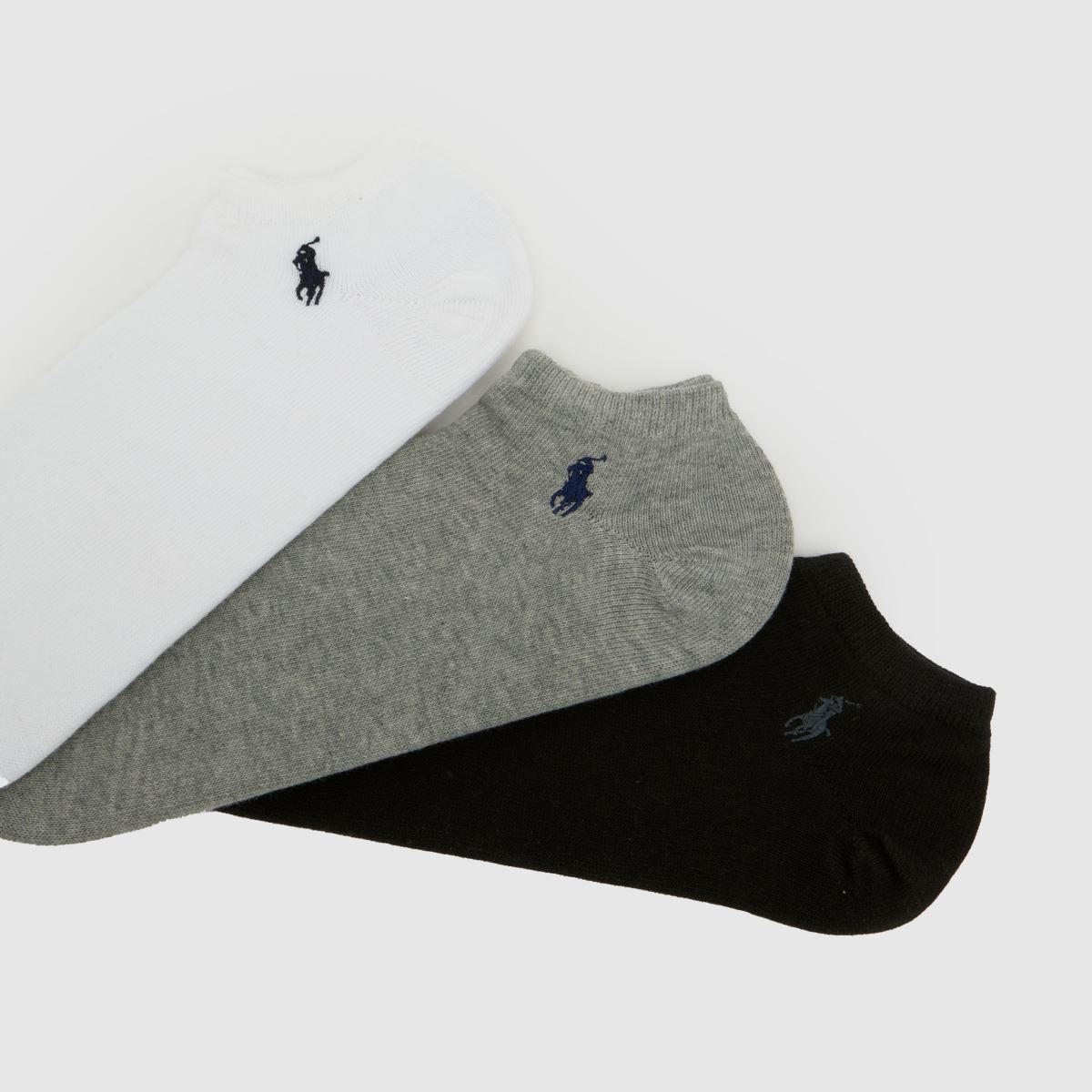 Polo Ralph Lauren Ankle Socks 3 Pack in Multi Polo Ralph Lauren Ankle Socks 3 Pack 1