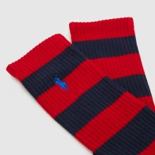 Polo Ralph Lauren Bear Crew Socks 2 Pack in Navy Multi Polo Ralph Lauren Bear Crew Socks 2 Pack,3 of 4