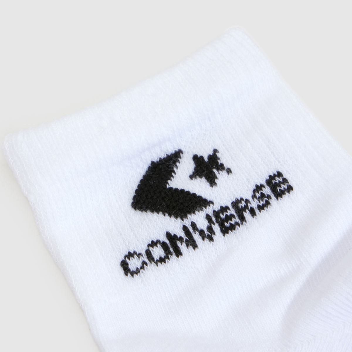 Converse Ankle Socks 3 Pack in White Converse Ankle Socks 3 Pack 7
