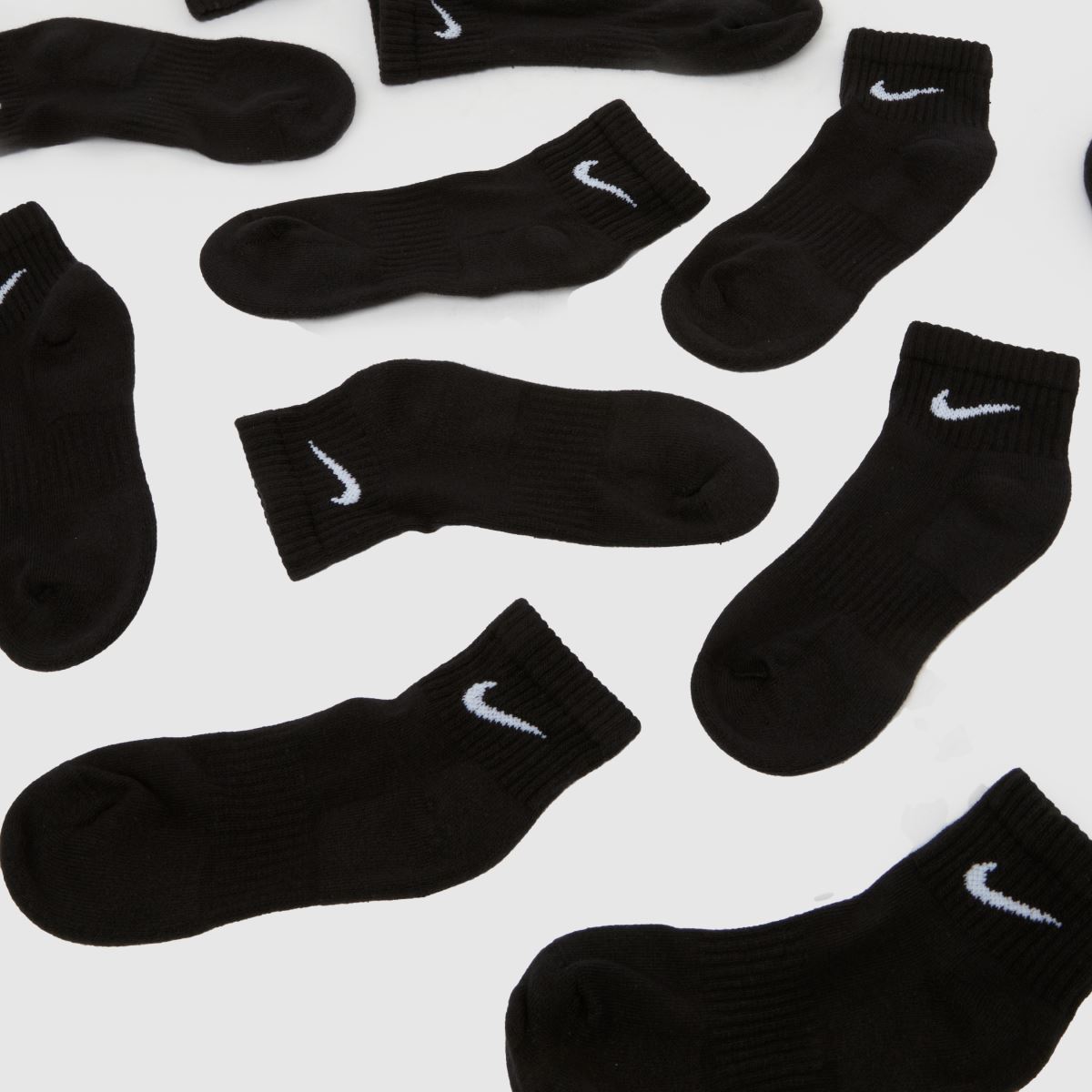 Nike Ankle Socks 6 Pack in Black Nike Ankle Socks 6 Pack 7