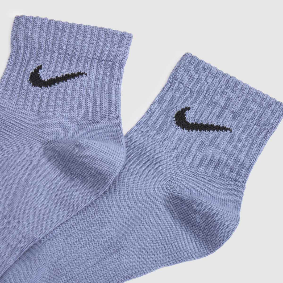Nike Everyday Ankle Sock 3 Pack in Pale Blue Multi Nike Everyday Ankle Sock 3 Pack 4