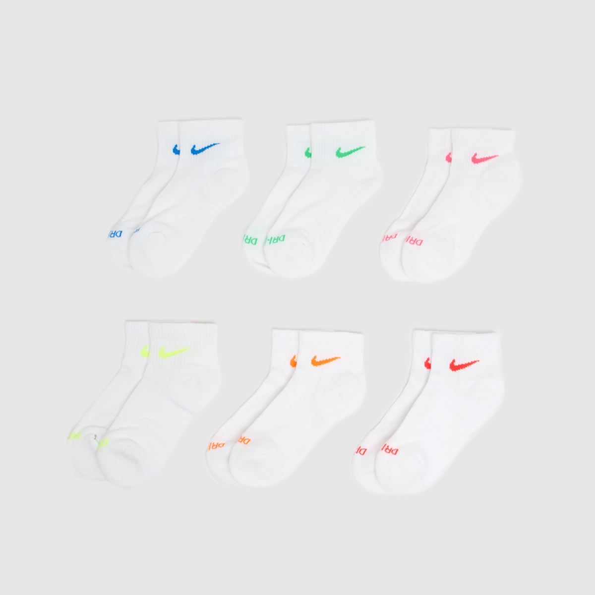 Nike Everyday Ankle Socks 6 PK 